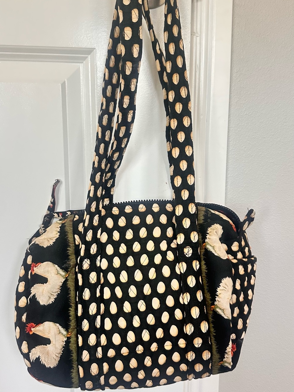 Vera Bradley Chanticleer Chicken Shoulder Bag
